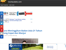 Tablet Screenshot of neuhauslabs.com
